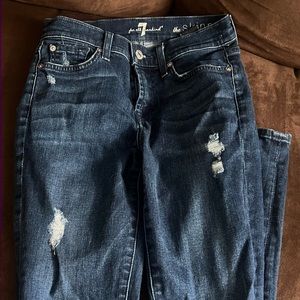 7 for all mankind skinny jeans